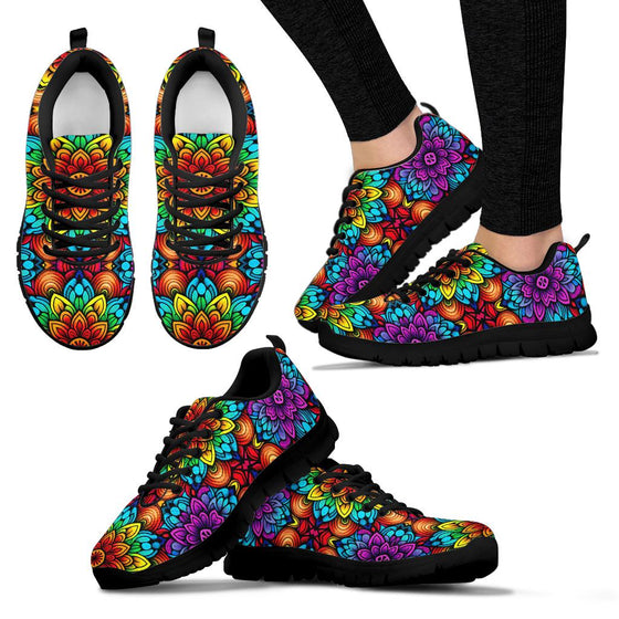 Rainbow Mandala Women's sneakers