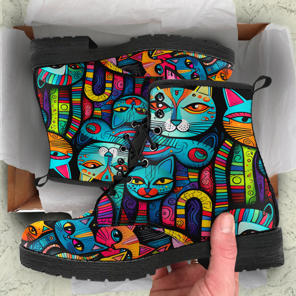 Cats Doodle Boots