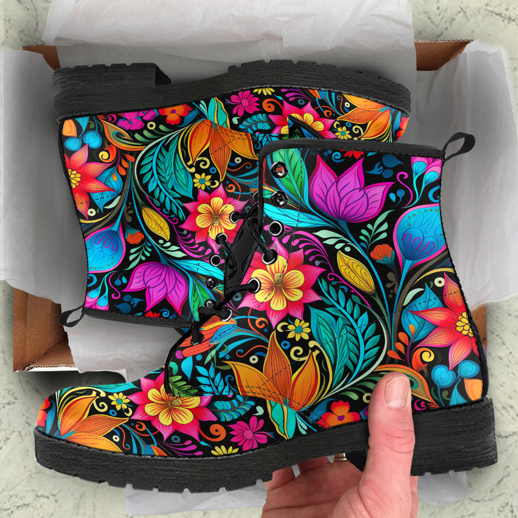 Happy floral boots
