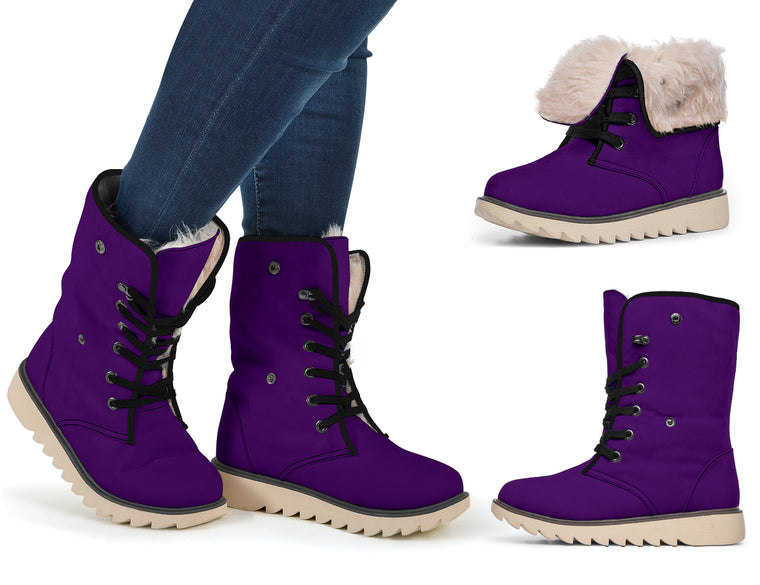 Purple Polar Boots