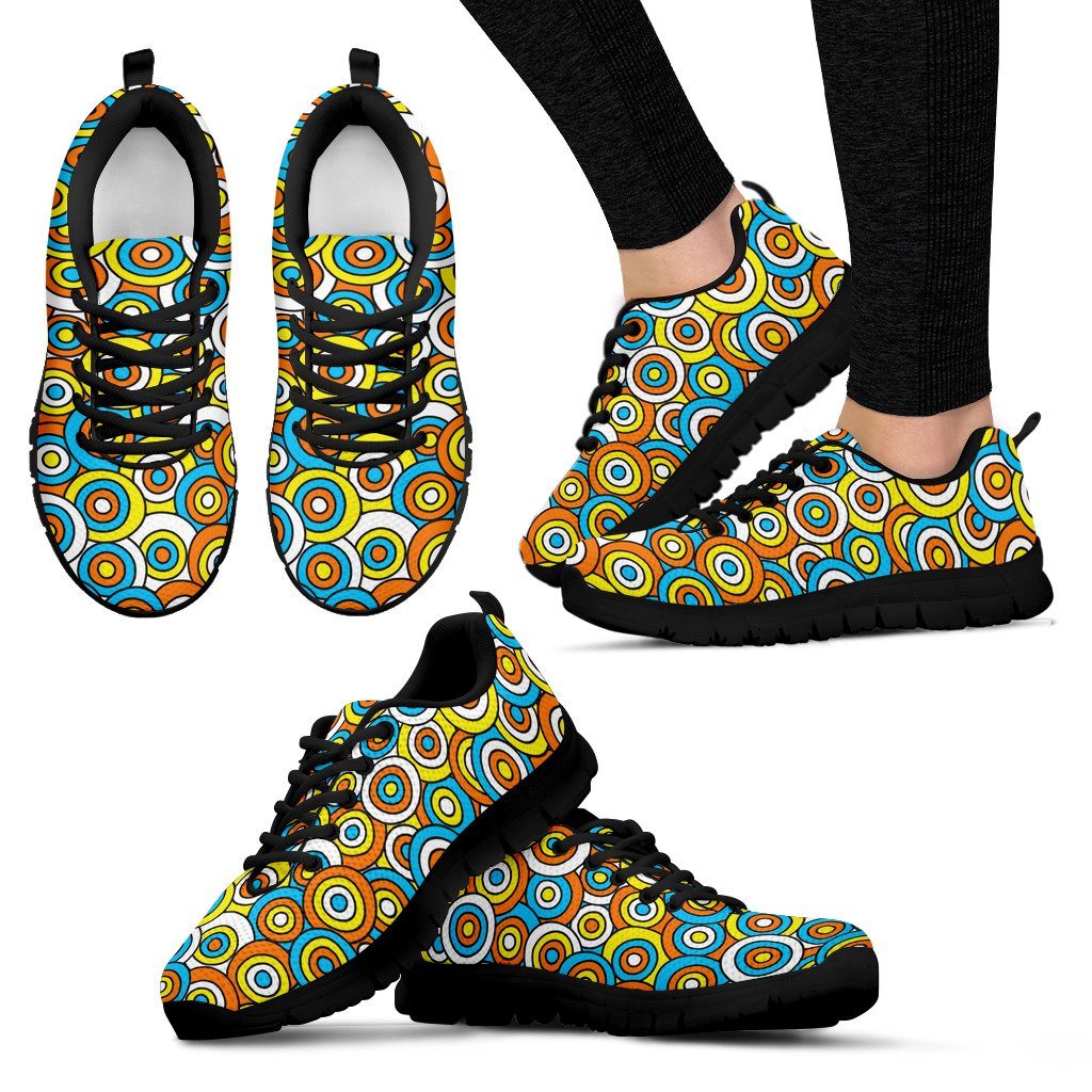 Women Sneakers - Circles Sneakers