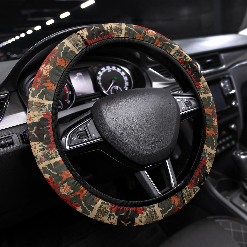 🎁 Zen Wolf Steering Wheel cover (100% off)