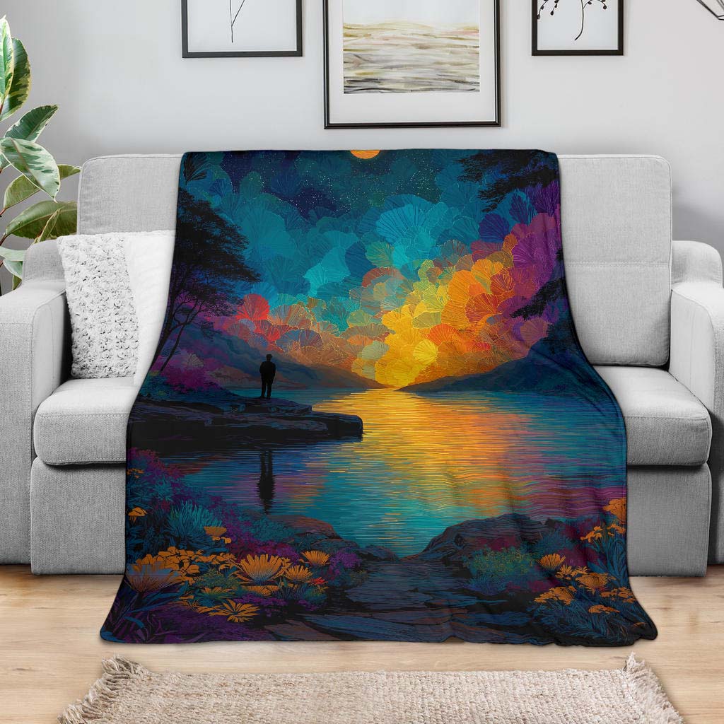 Colorful Universe premium Blanket