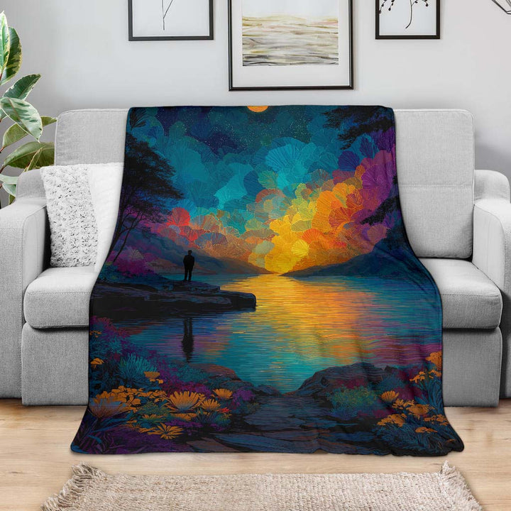 Colorful Universe premium Blanket