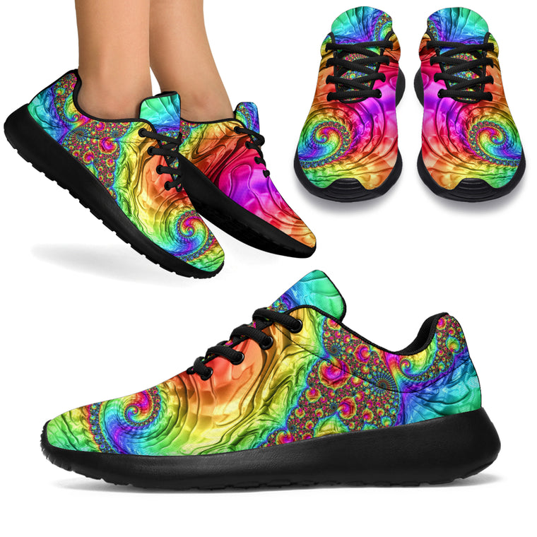 Happy rainbow sport sneakers