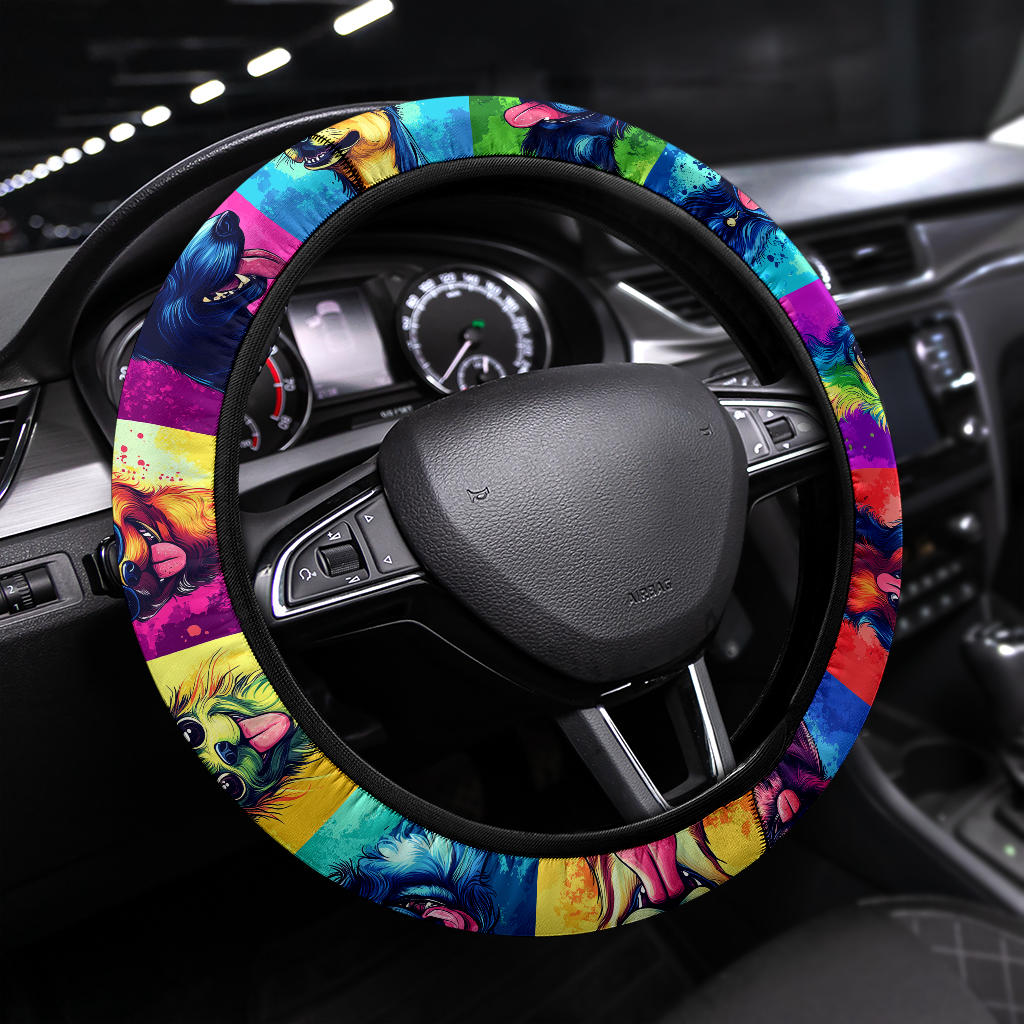 🎁 Happy Dogs Steerong Wheel Cover (100% off)