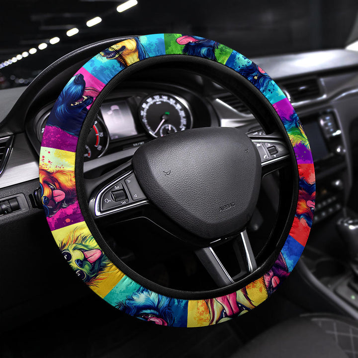 🎁 Happy Dogs Steerong Wheel Cover (100% off)