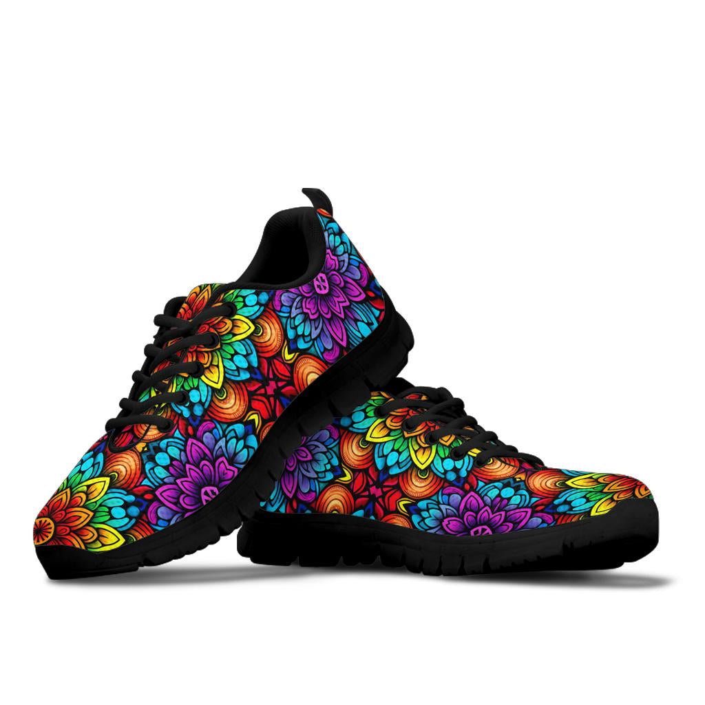 Rainbow Mandala Women's sneakers