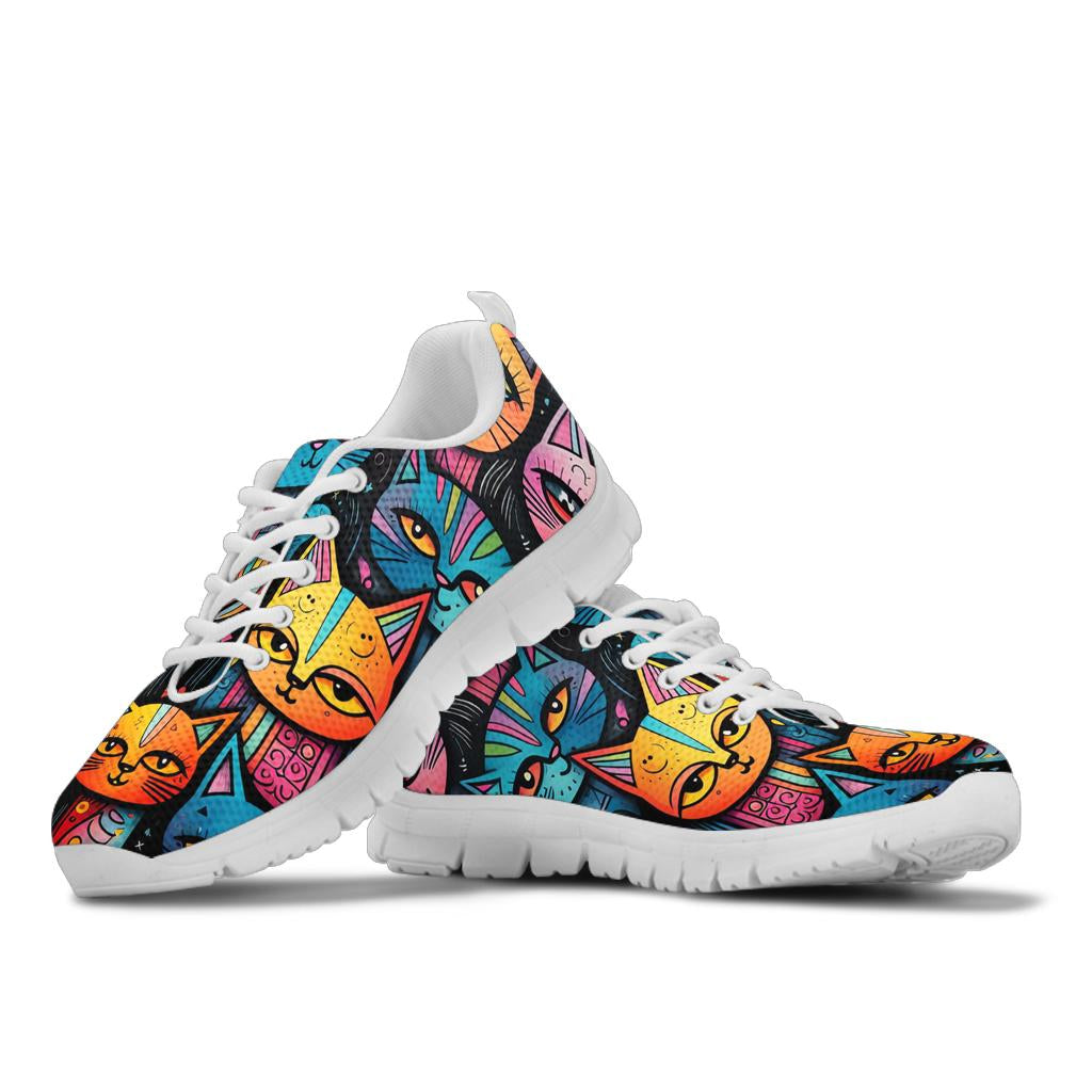 Cats Doodle Women's Sneakers