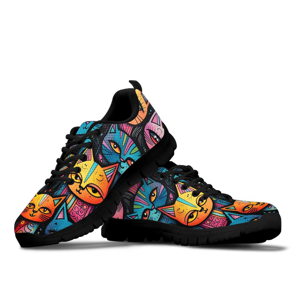 Cats Doodle Women's Sneakers