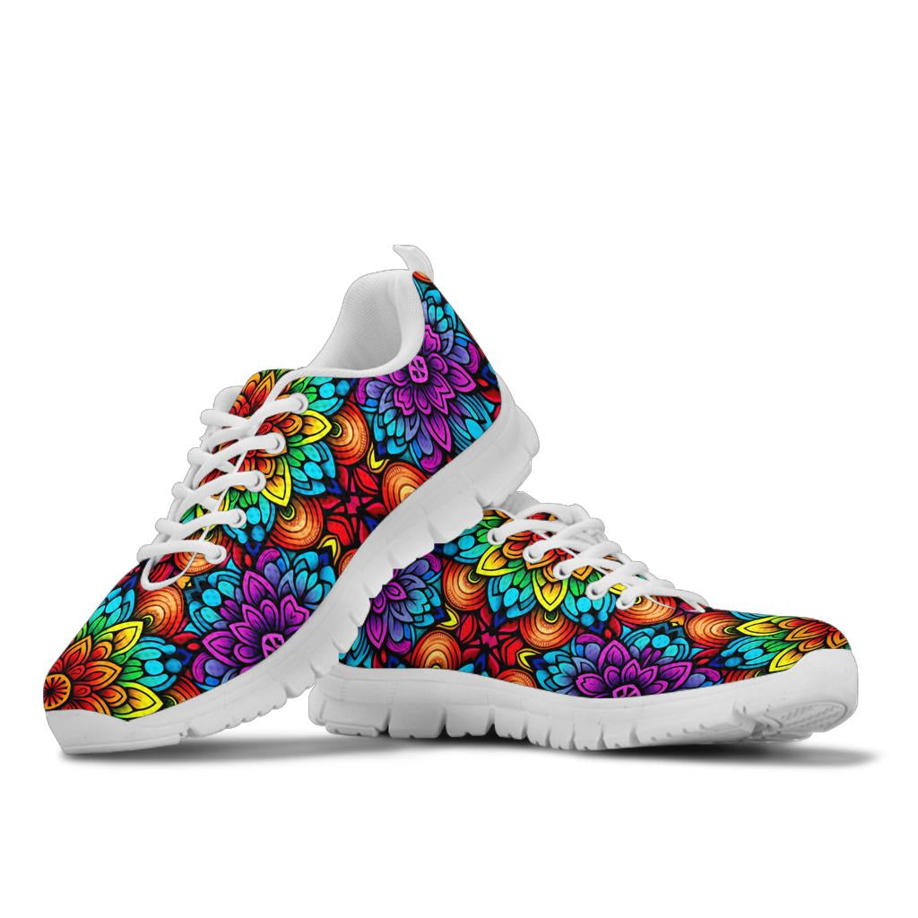 Rainbow Mandala Women's sneakers