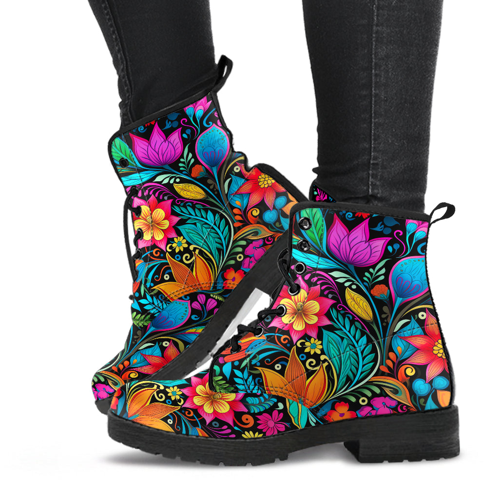 Happy floral boots