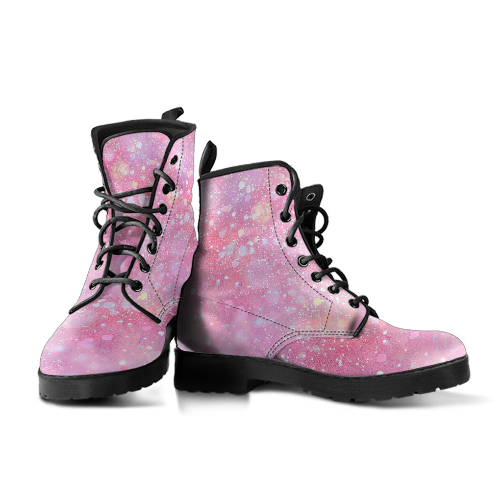 Pink glitter  boots