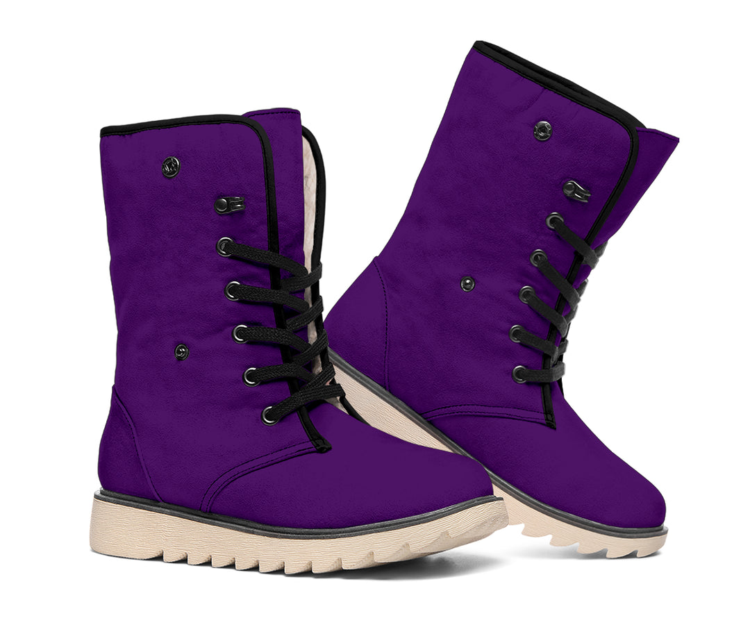 Purple Polar Boots