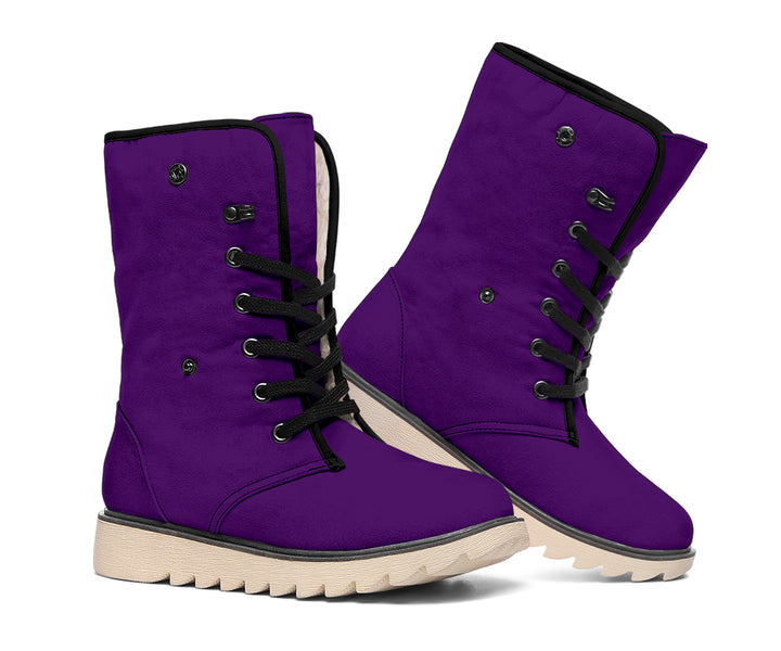 Purple Polar Boots