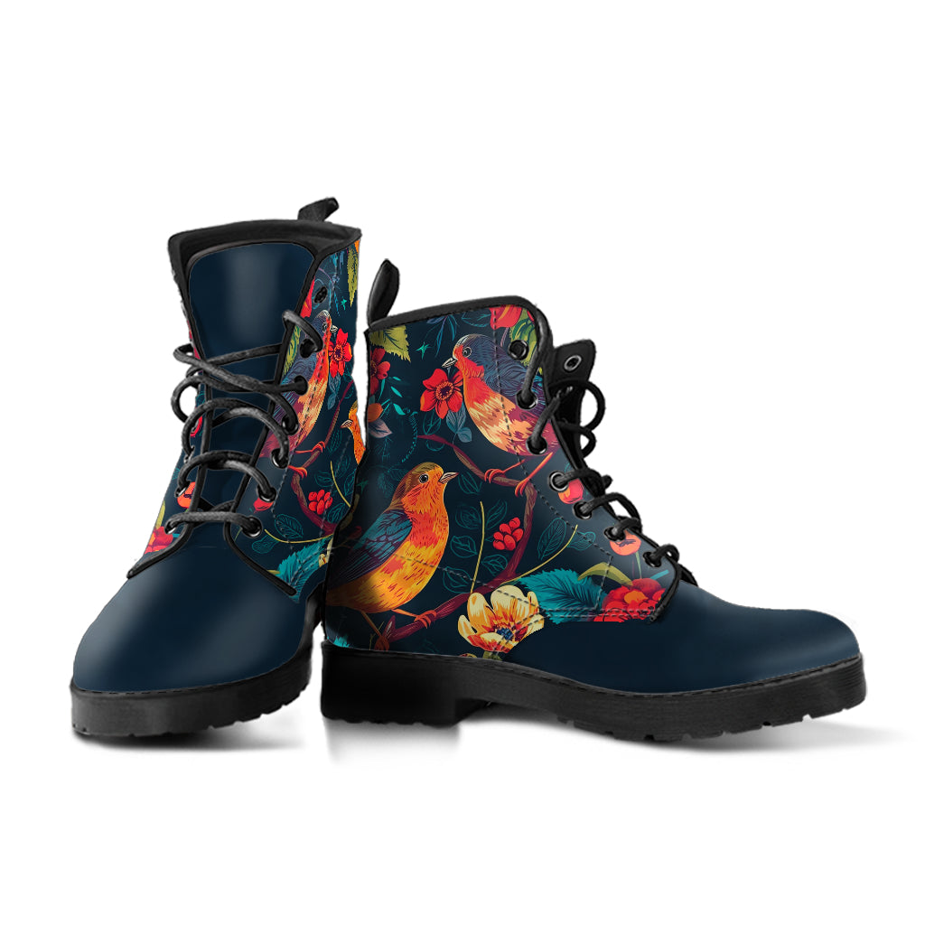 Floral Birds Boots