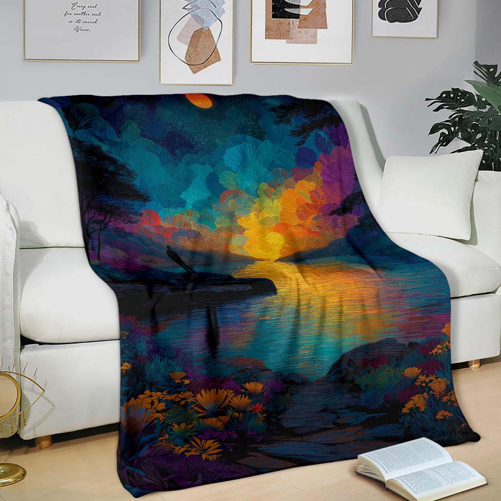 Colorful Universe premium Blanket