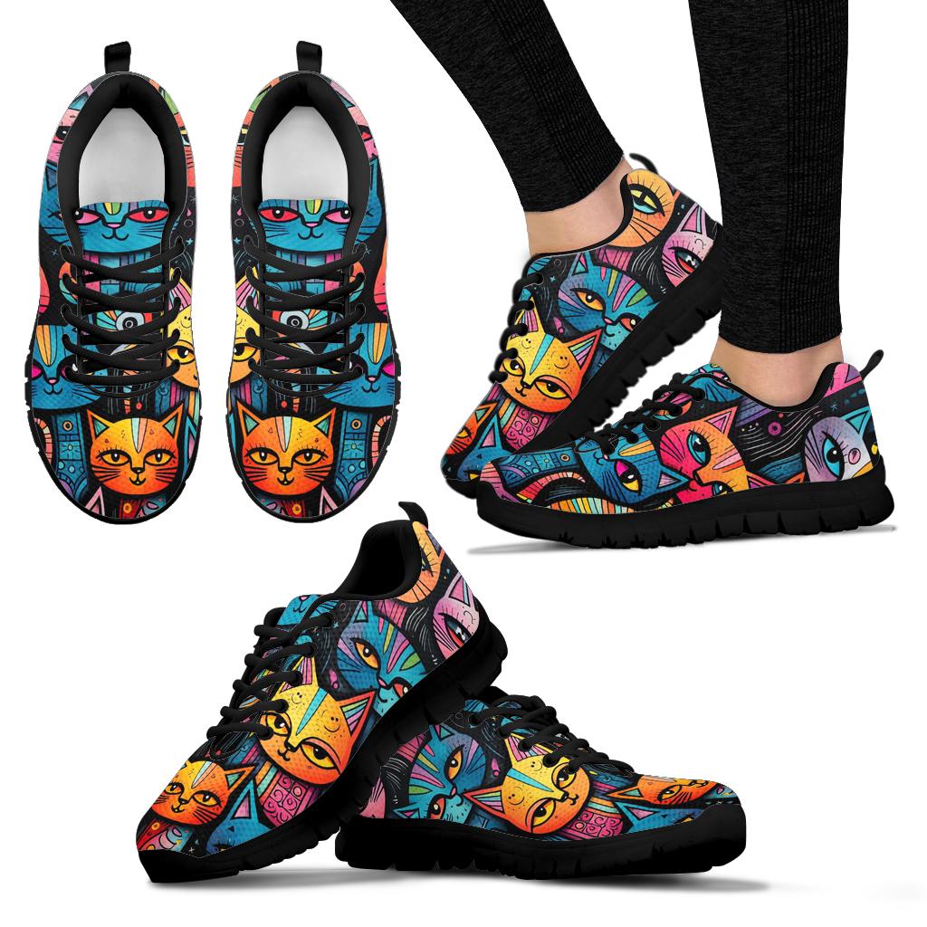 Cats Doodle Sneakers
