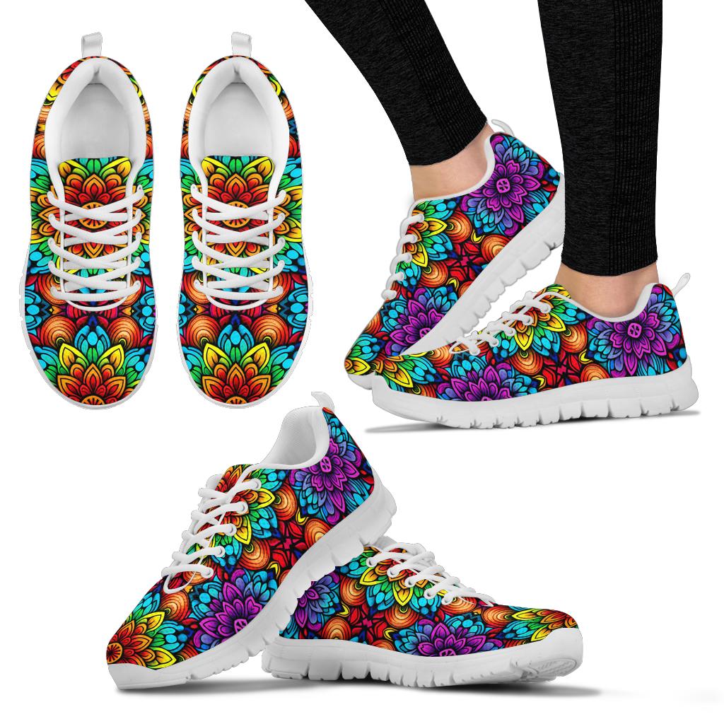 Rainbow Mandala Women's sneakers