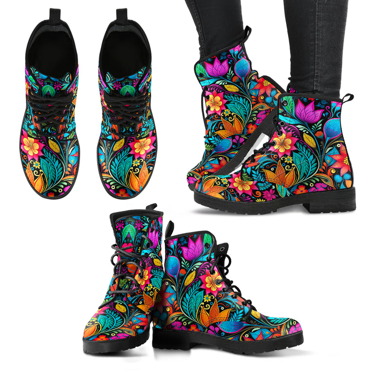 Happy floral boots