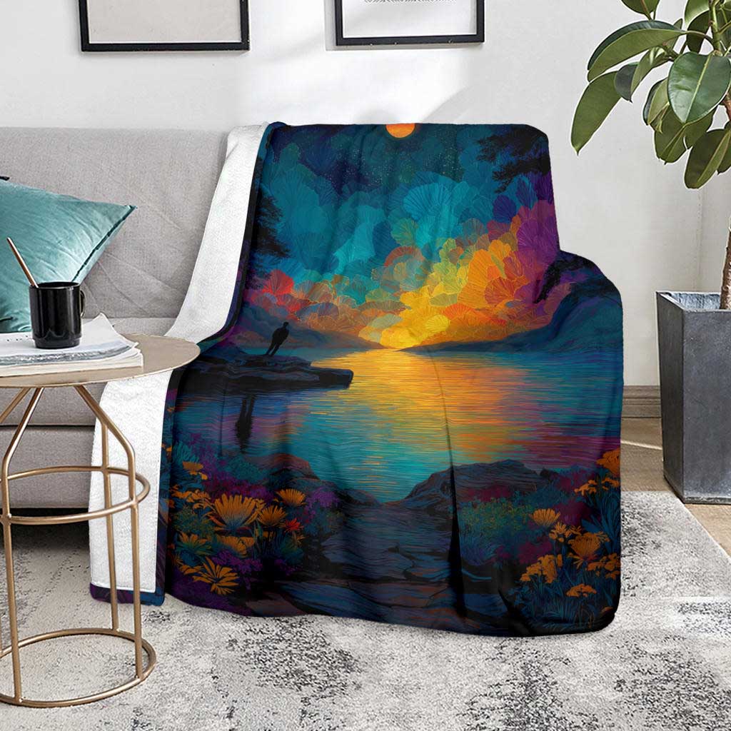 Colorful Universe premium Blanket