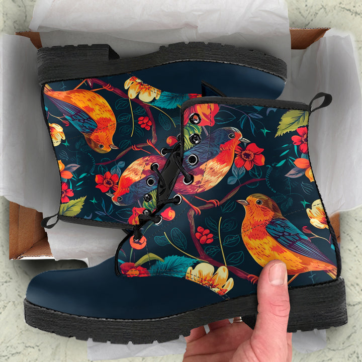 Floral Birds Boots