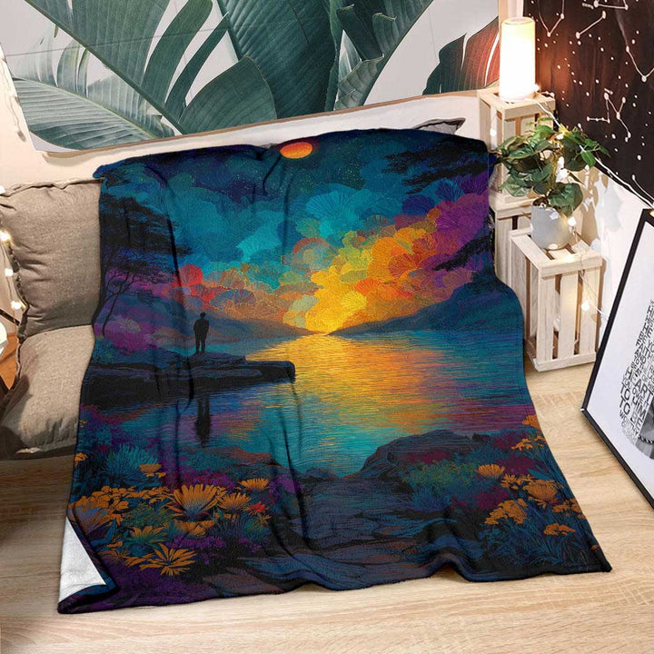 Colorful Universe premium Blanket