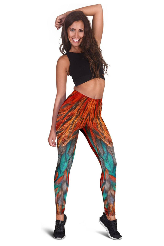 Apparel - Flame Feathers Women's Leggings