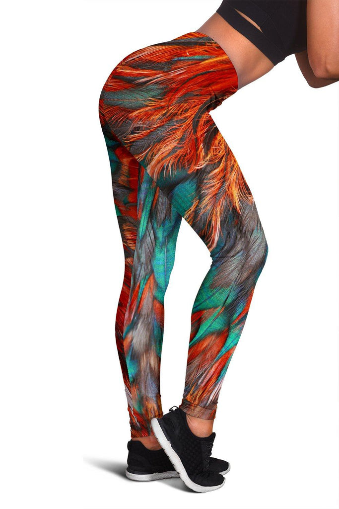 Apparel - Flame Feathers Women's Leggings