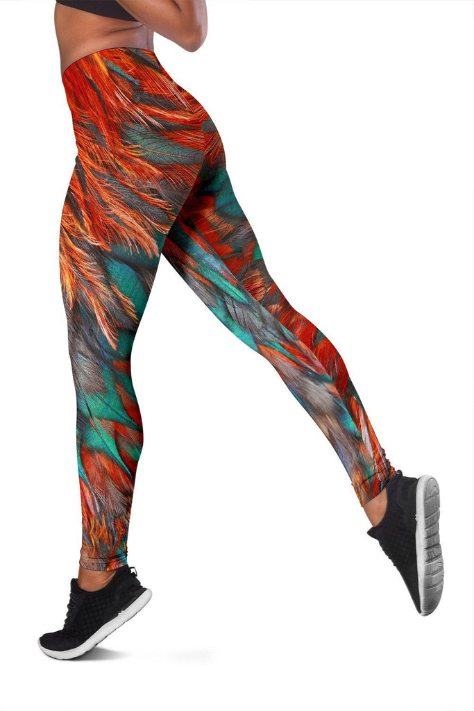 Apparel - Flame Feathers Women's Leggings