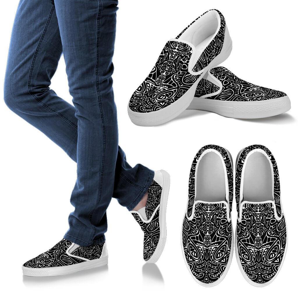 B&W Slip Ons