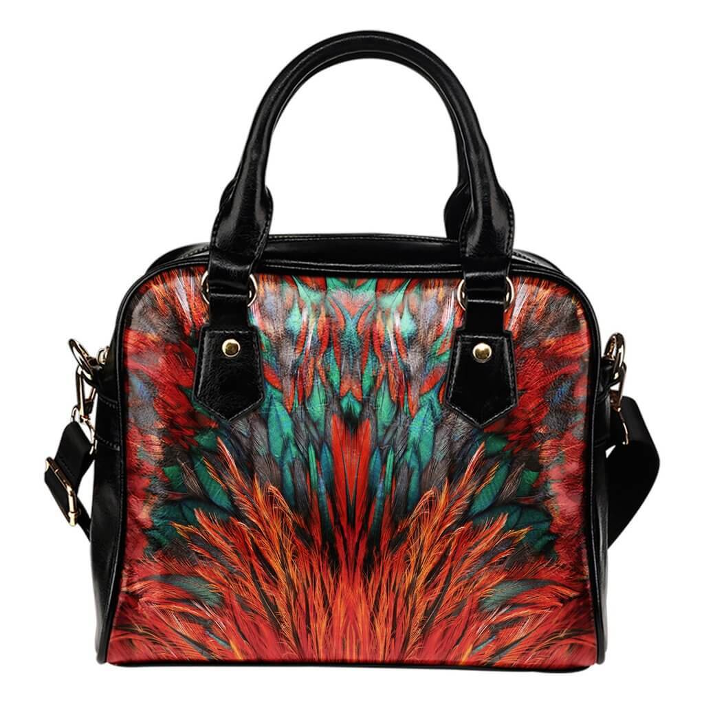 Bags - Flame Feathers Shoulder Hand Bag