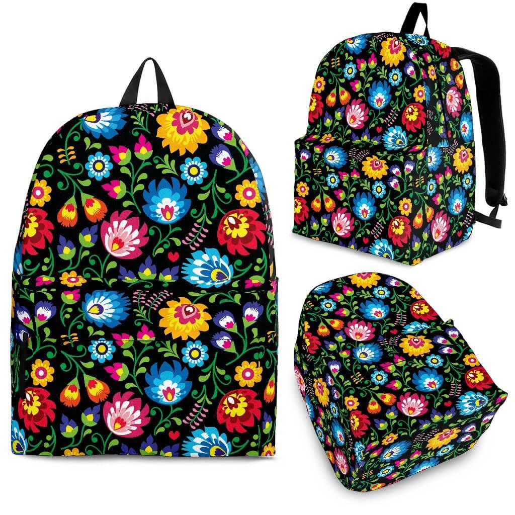 Bags - Floral Backpack