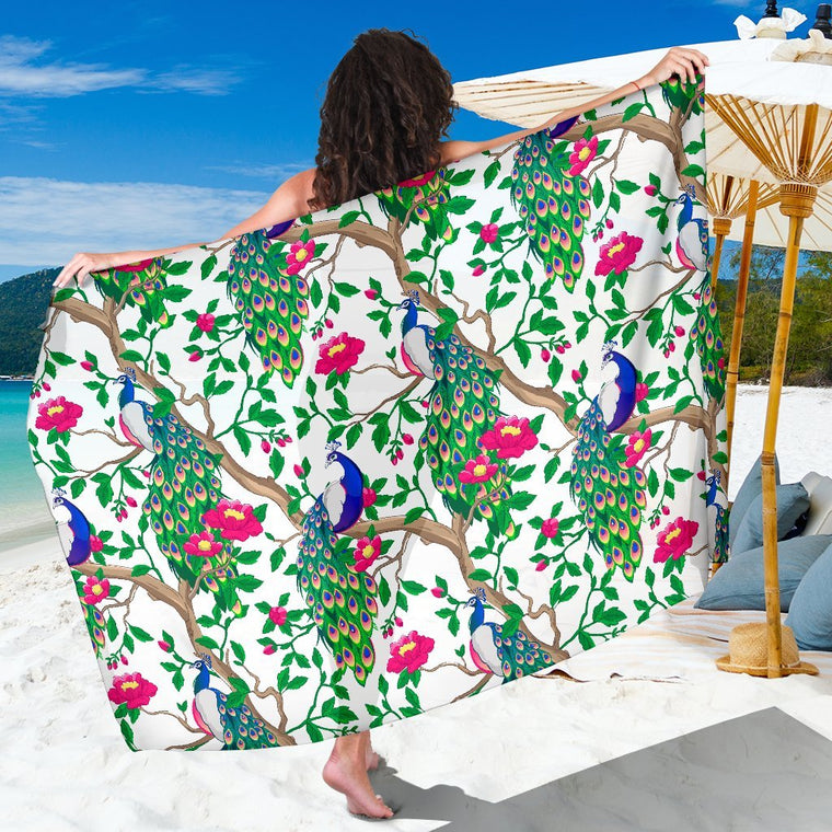 Beautiful Peacock Sarong