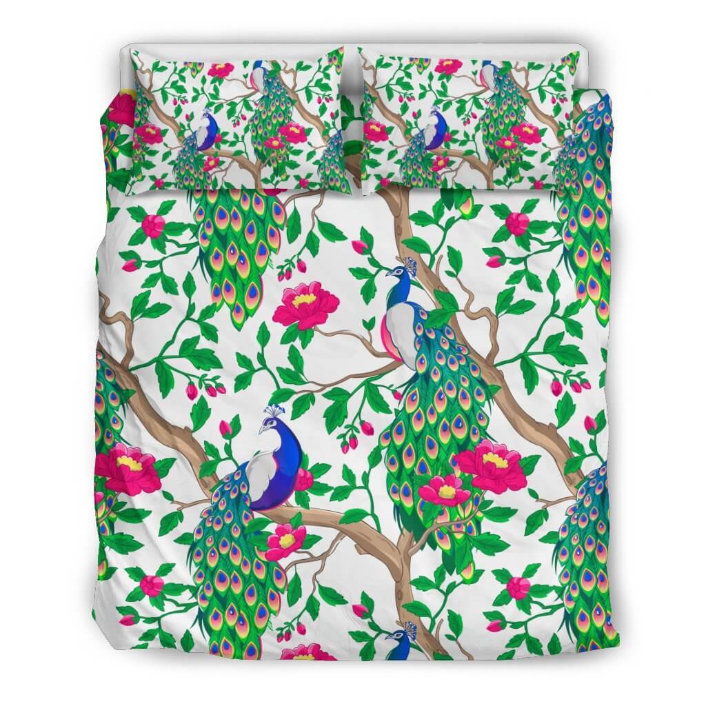 Bedding Set - Beautiful Peacock Bedding Set