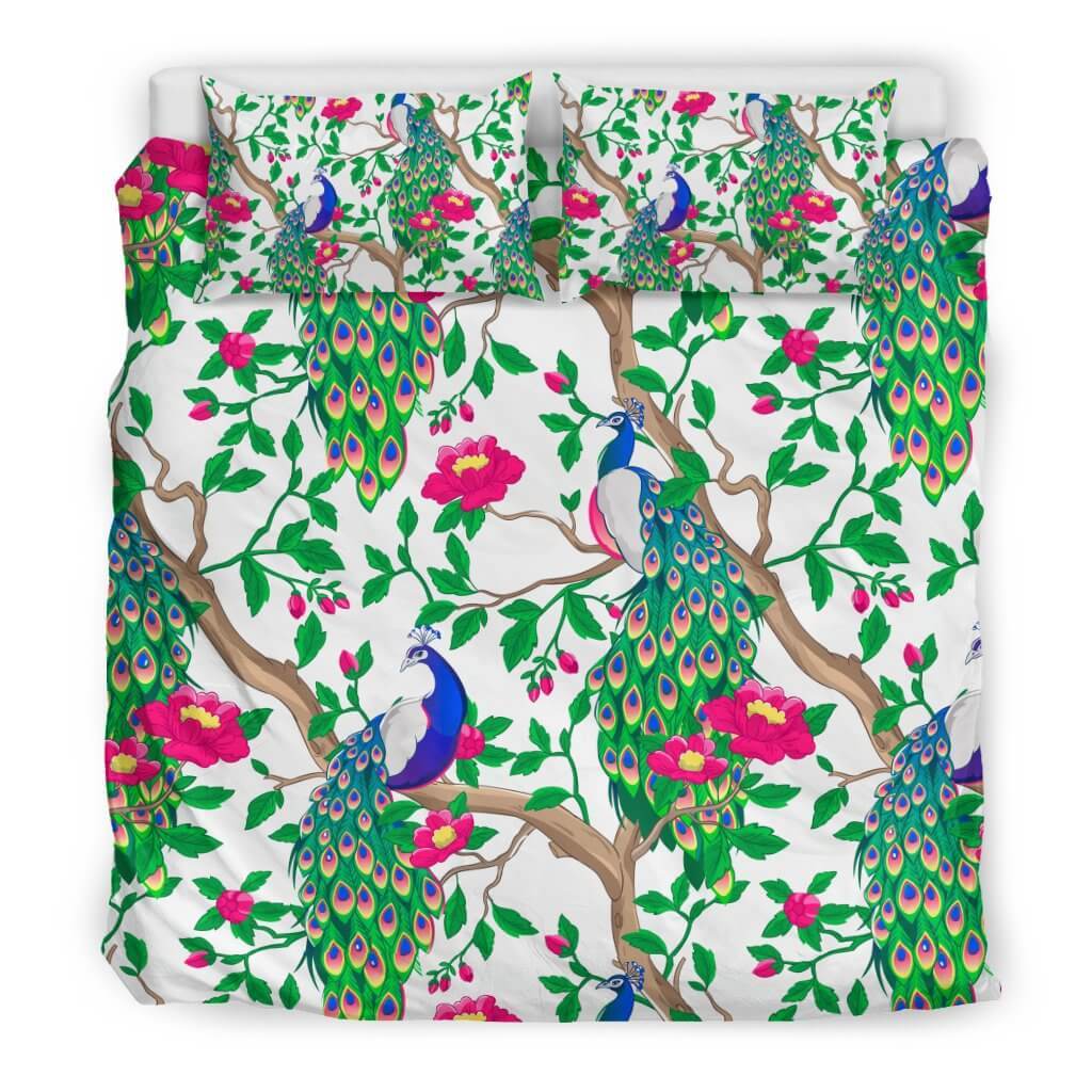 Bedding Set - Beautiful Peacock Bedding Set