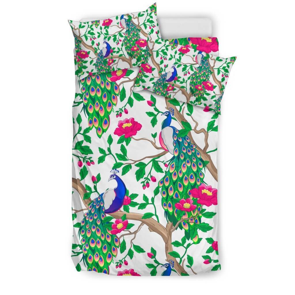 Bedding Set - Beautiful Peacock Bedding Set