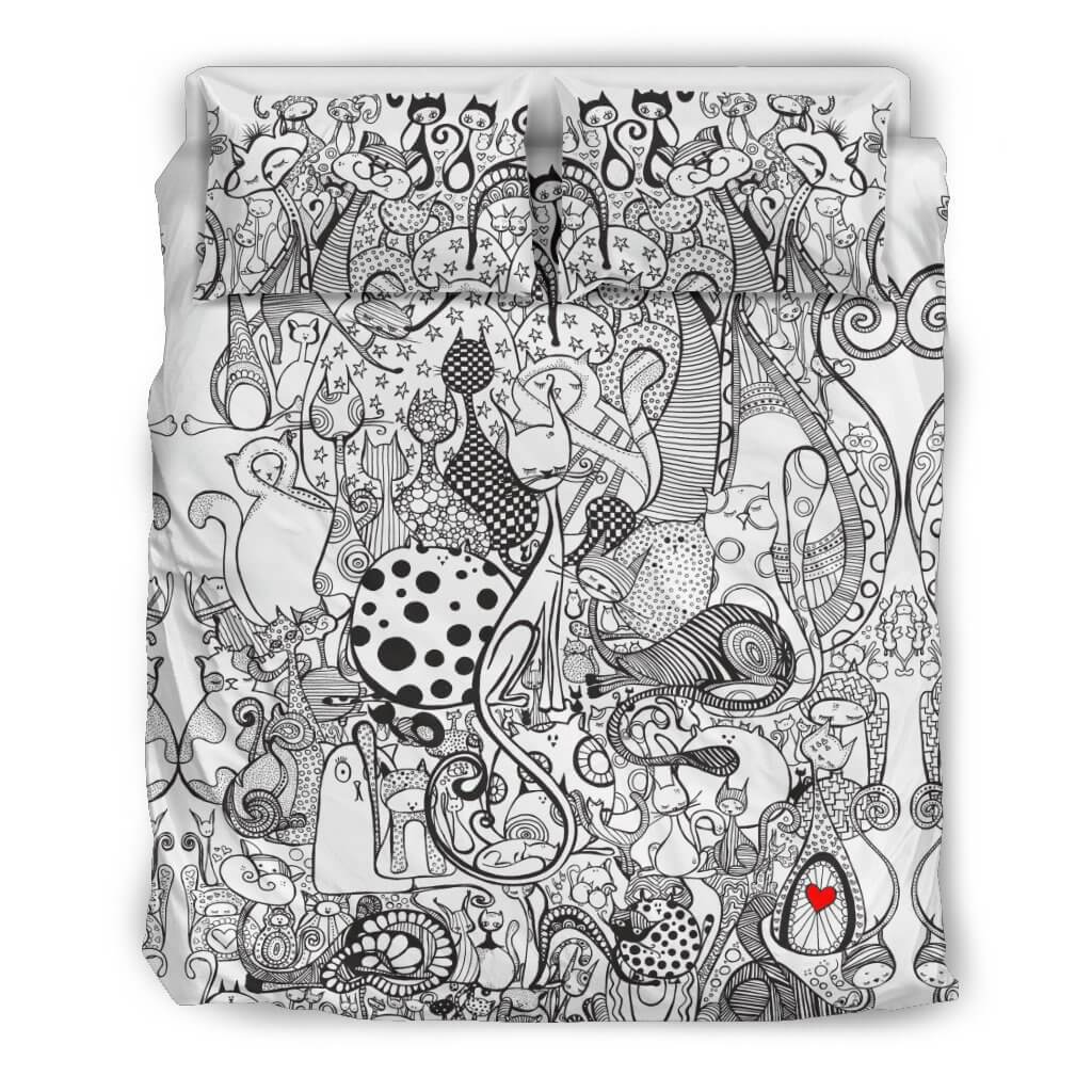 Bedding Set - Cats Story Bedding Set