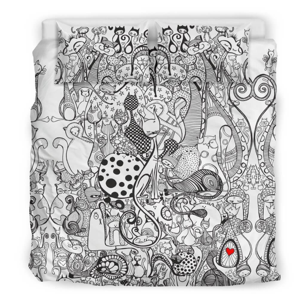 Bedding Set - Cats Story Bedding Set