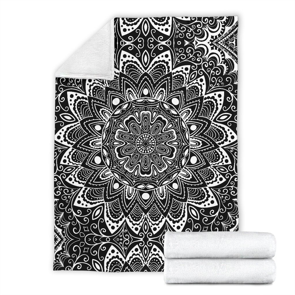 Black And White Premium Blanket