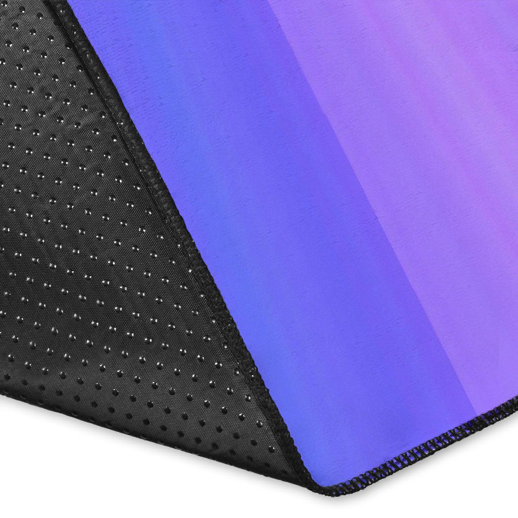 Blue Pink Power Area Rug
