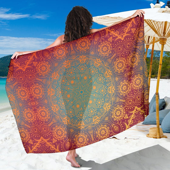 Bright Your Day Mandala Sarong
