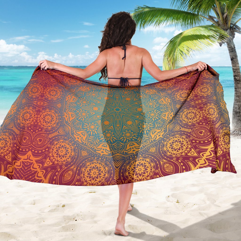 Bright Your Day Mandala Sarong
