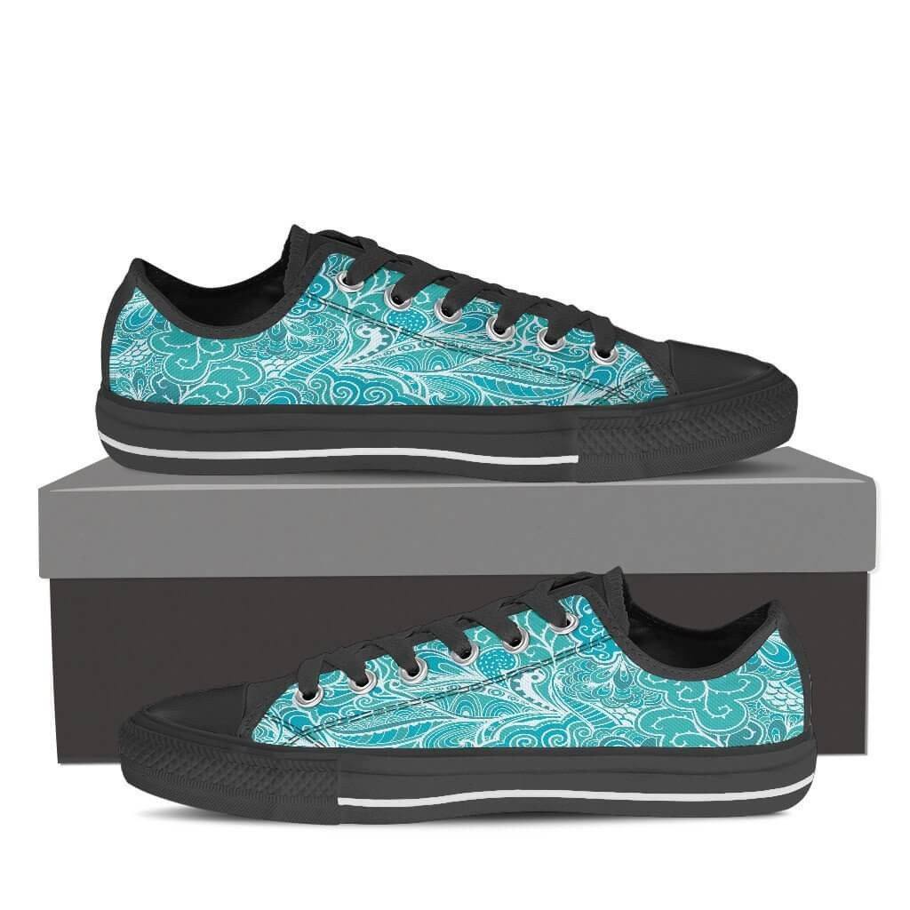 Calm In Blue Low Top