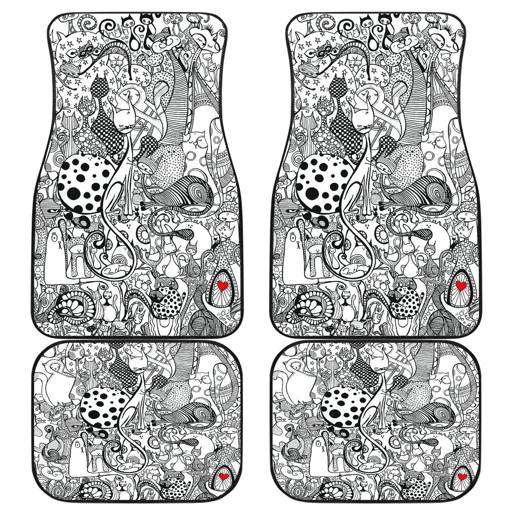Cats Story Car Floor Mats
