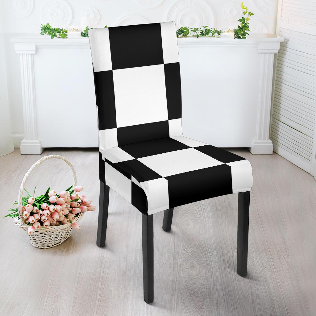 Chessboard Dining Chair Slipcover