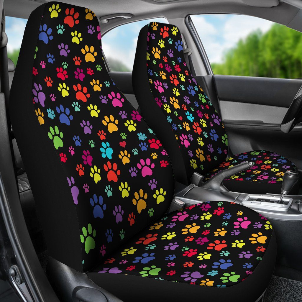 Colorful Paws Car Seat Covers