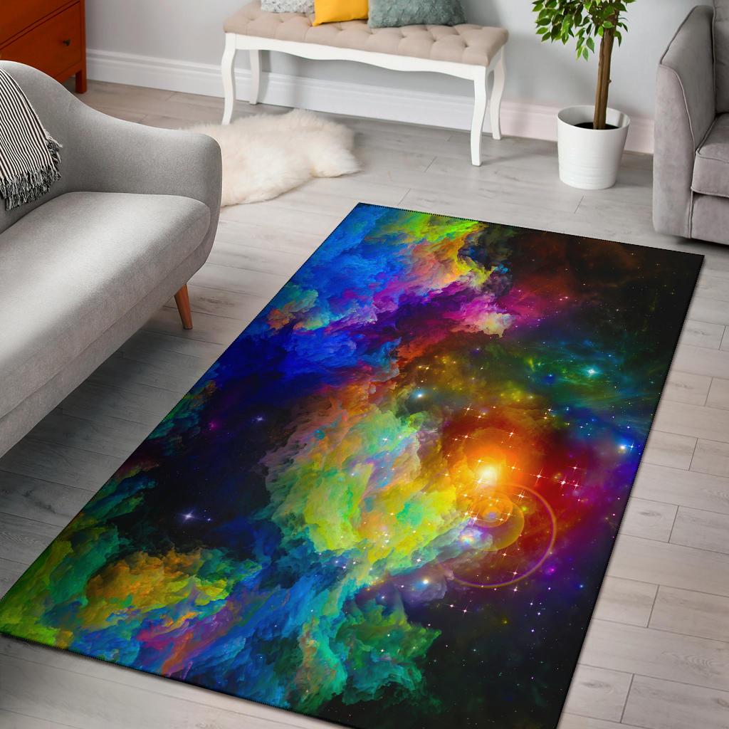 Colorful Universe Area Rug