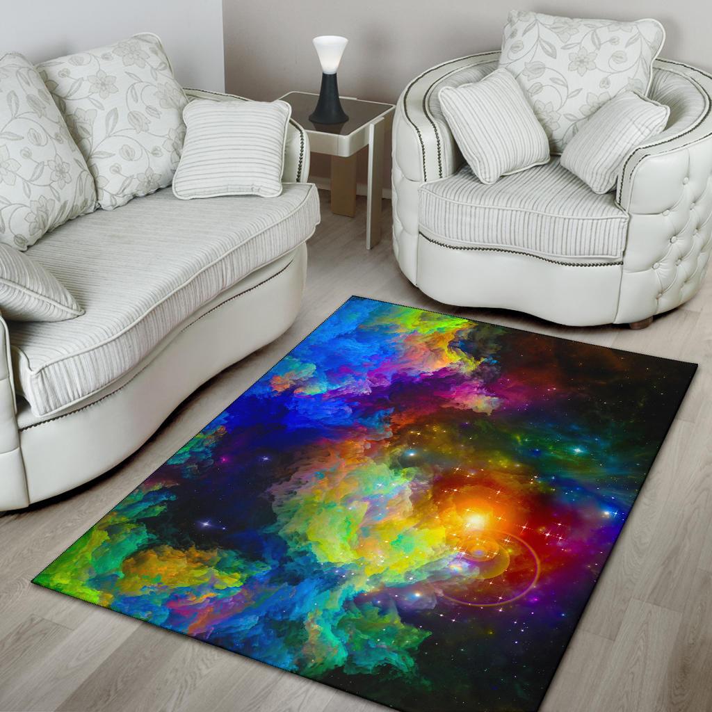 Colorful Universe Area Rug