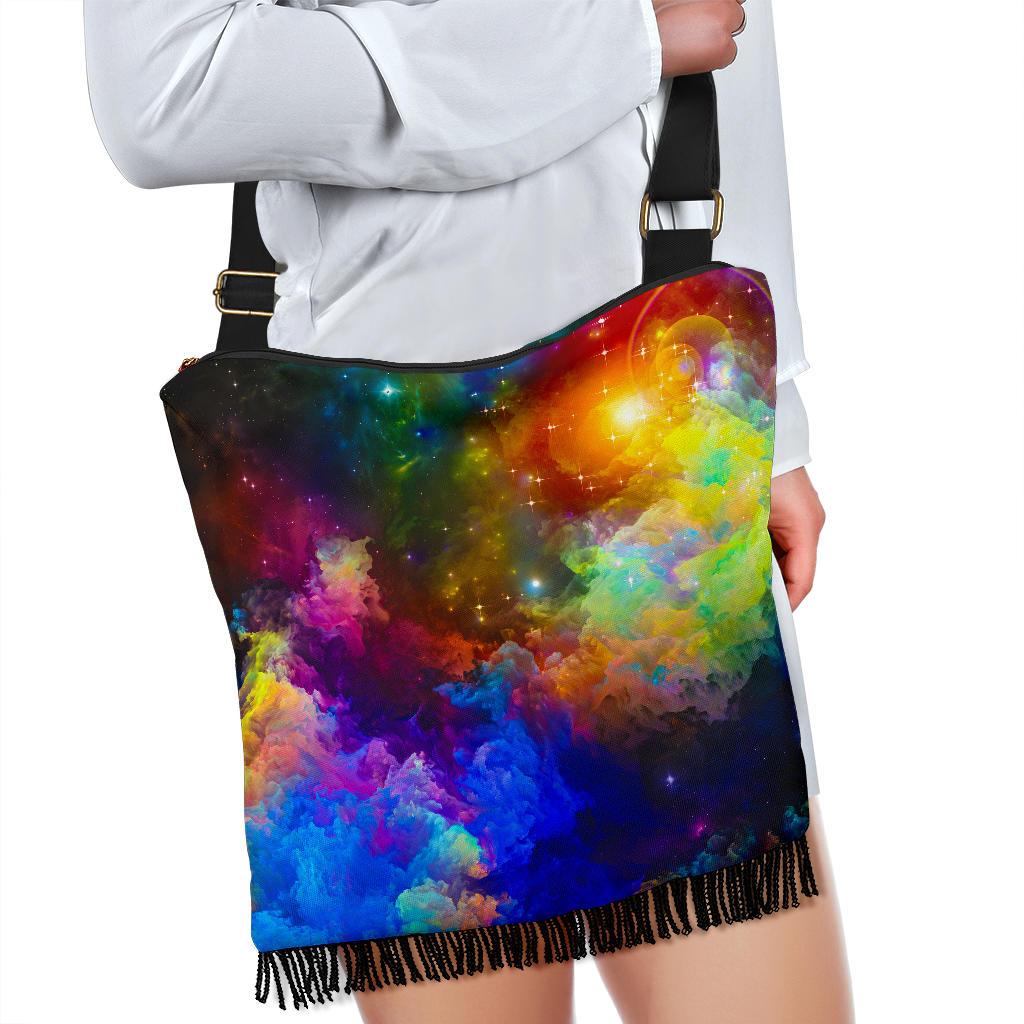 Colorful Universe Crossbody Bag